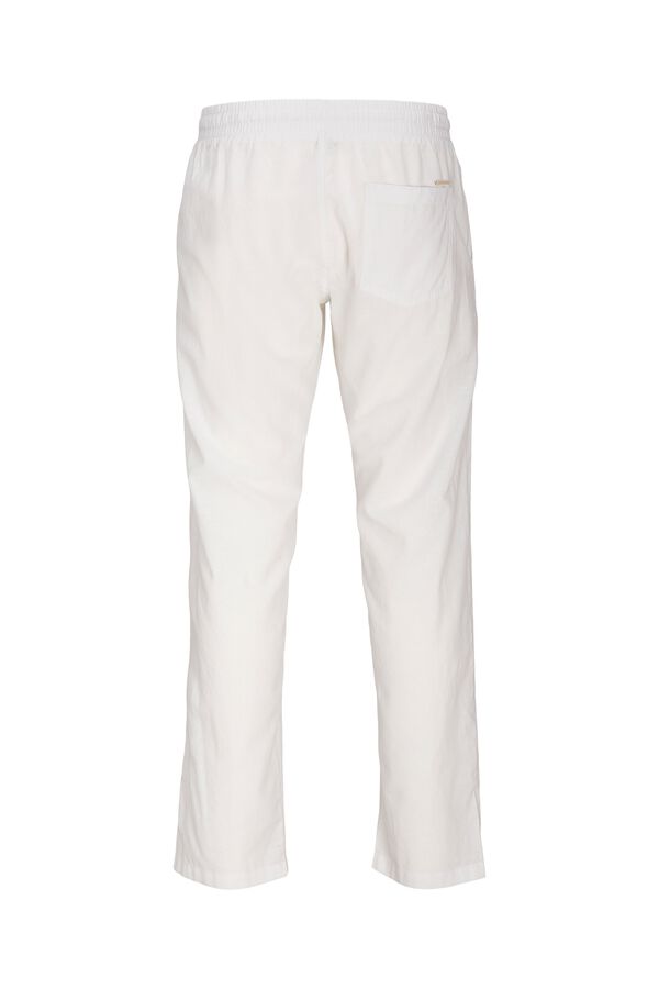 Jack & Jones Linen relaxed fit trousers printed