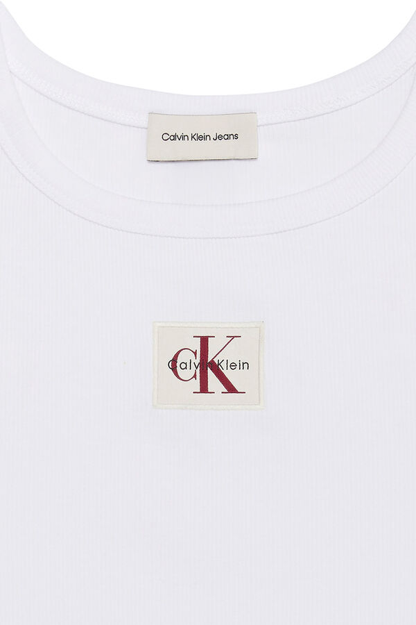 Calvin Klein T-shirt sem mangas branco