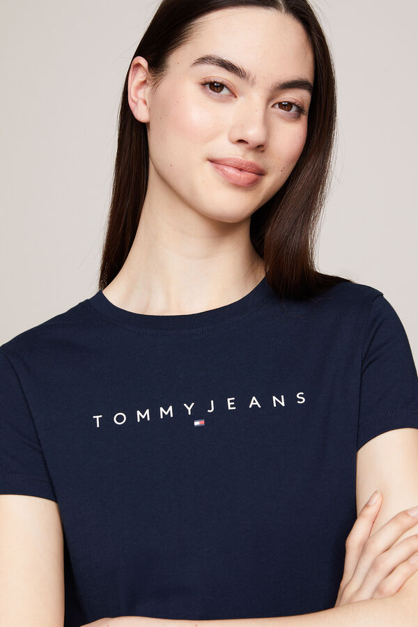 Springfield Camiseta de mujer Tommy Jeans navy