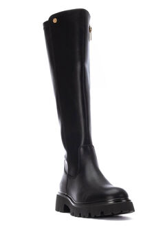 XTI Bota de tac&oacute;n con ca&ntilde;a el&aacute;stica