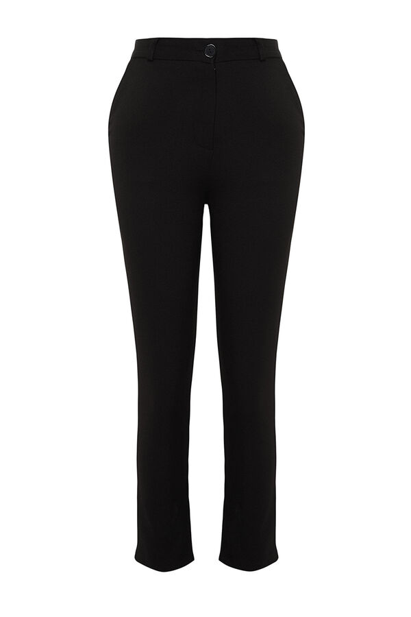 Trendyol Pantal&oacute;n b&aacute;sico negro