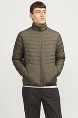 Jack & Jones Chaqueta acolchada puffer marrón