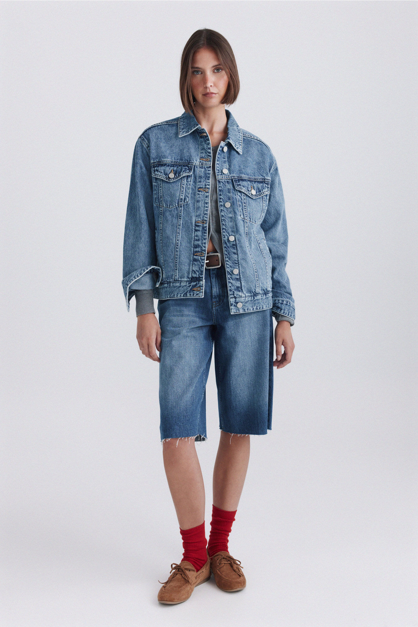 Springfield Oversize denim jacket