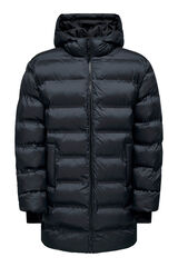 Only & Sons Chaqueta acolchada con capucha negro
