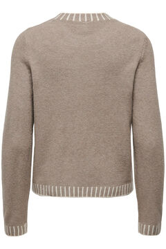 Only Costura contrastante em camisola