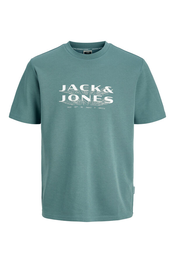 Jack & Jones Cotton short sleeve T-shirt blue