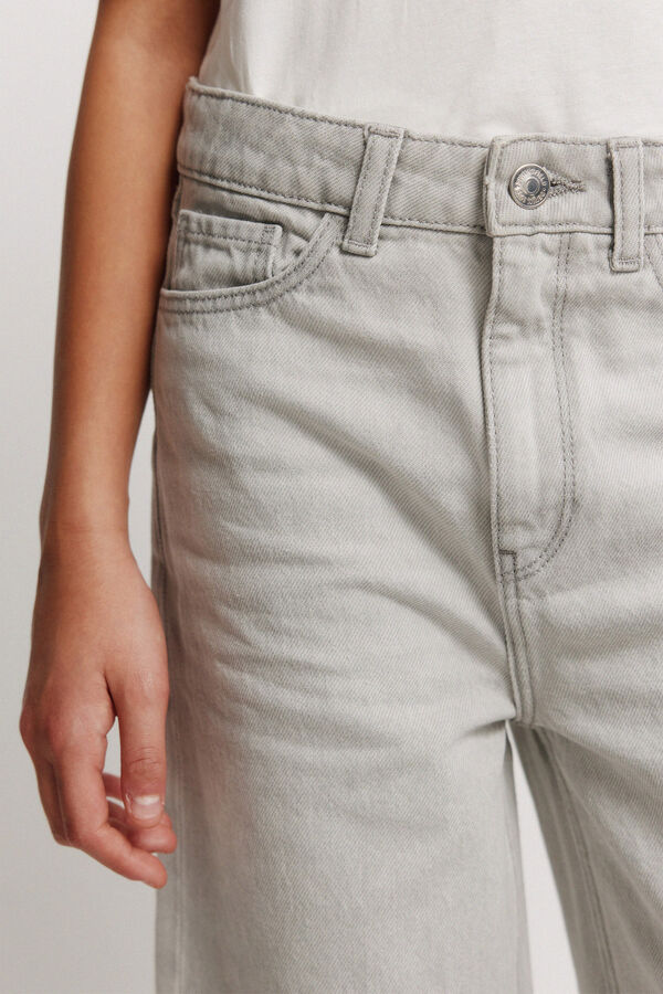 Springfield Kids Jeans Culotte ni&ntilde;a gris