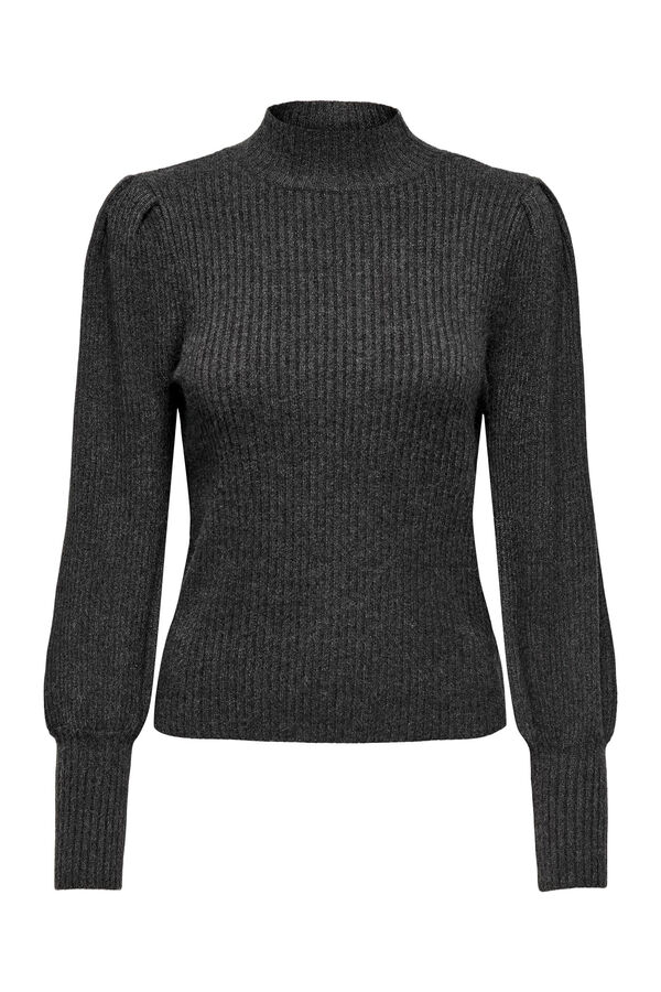 Springfield Mock turtleneck jersey-knit jumper gray