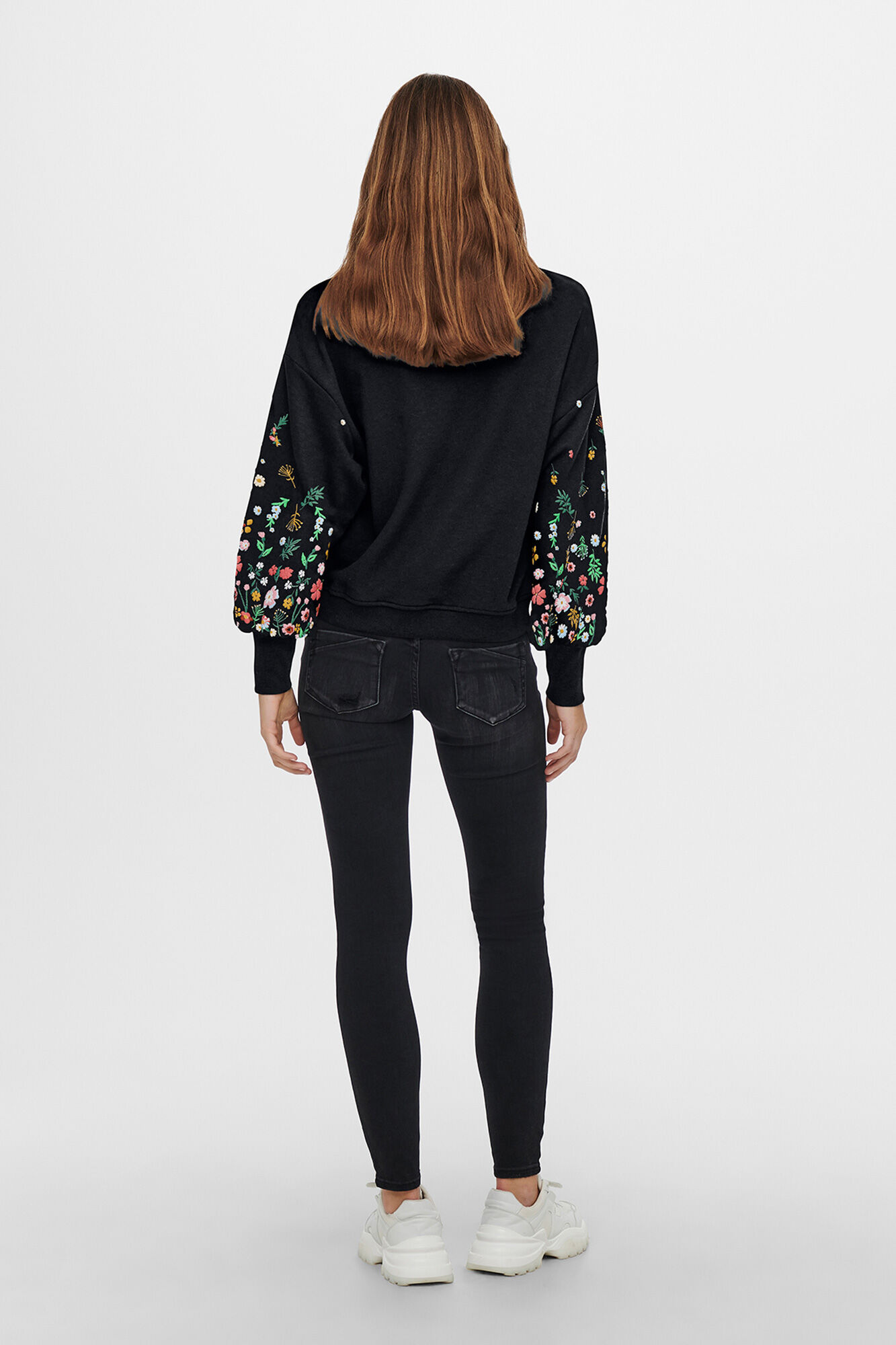 Only Rundhalsausschnitt-Sweatshirt