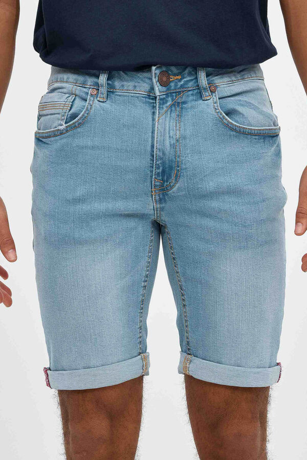 Springfield Bermuda Jeans Skinny azul