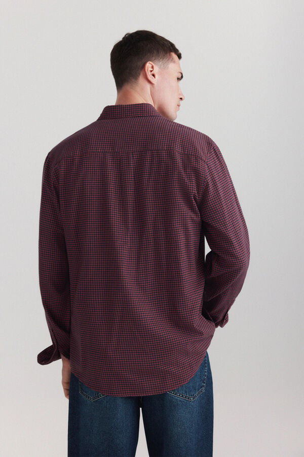 Springfield Chemise &agrave; carreaux vichy rouge