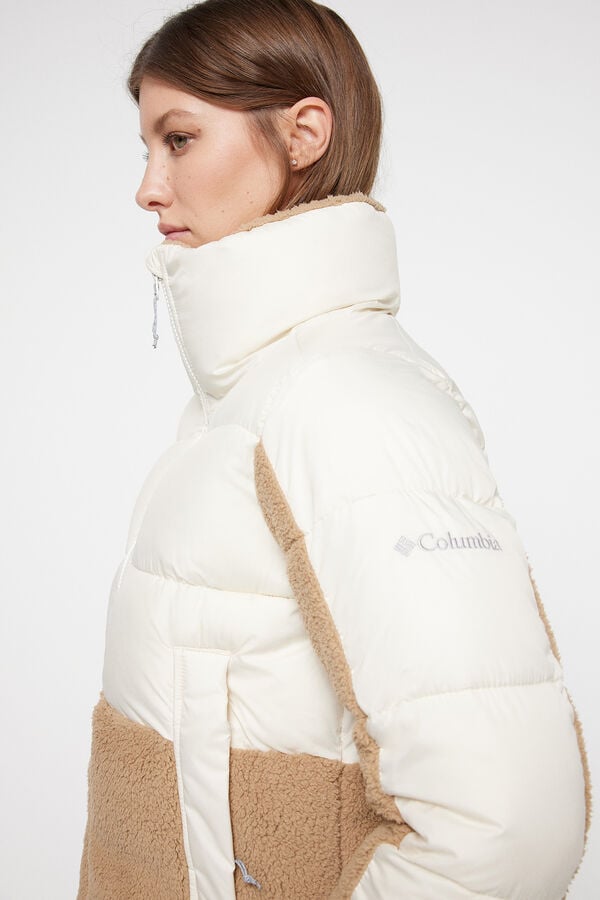 Springfield Chaqueta acolchada híbrida de forro polar sherpa Columbia Leadbetter Point™ para mujer marrón