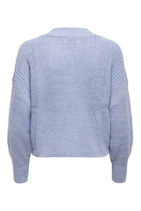 Only C&aacute;rdigan cierre de botones azul