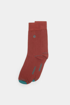 Springfield Essential embroidered logo socks bordeaux