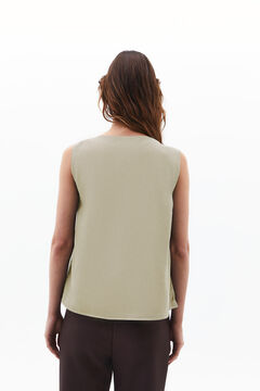 Oxxo Blusa sin mangas lazo