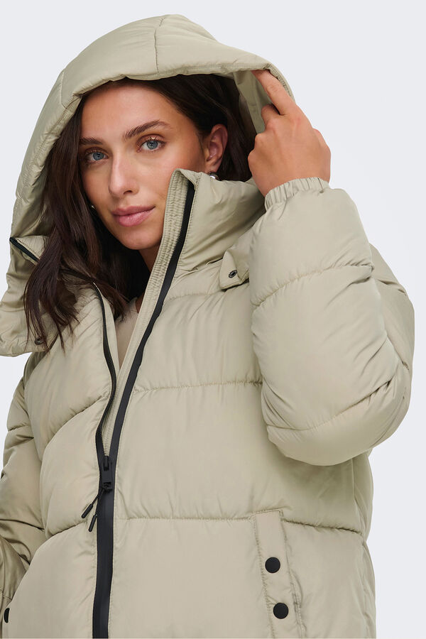 JDY Coat puffer grey