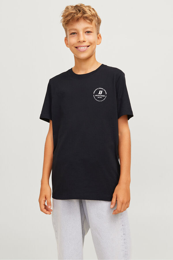 Jack & Jones Junior Camiseta manga corta regular fit negro