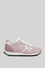 Springfield Running trainers with suede details purple