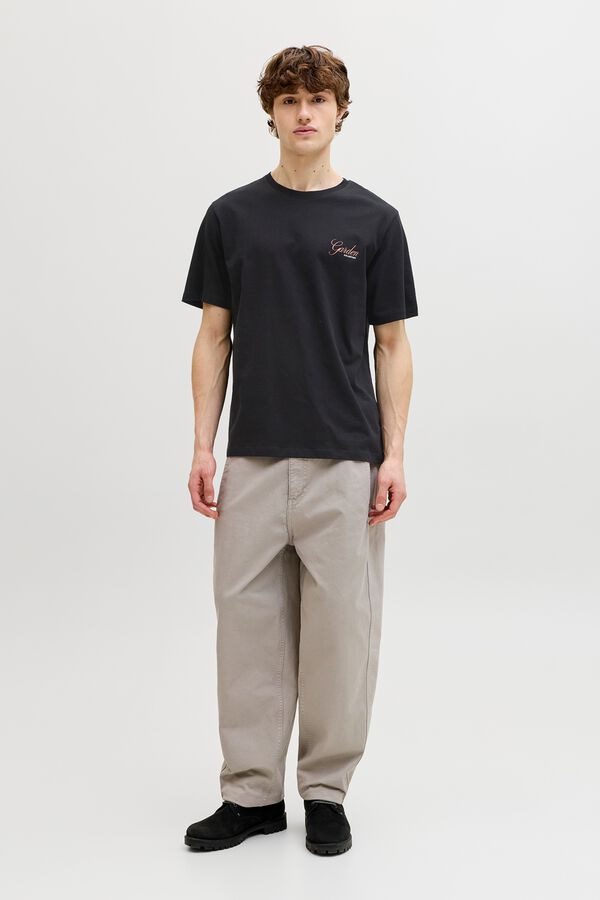Jack & Jones Relaxed backprint T-shirt black