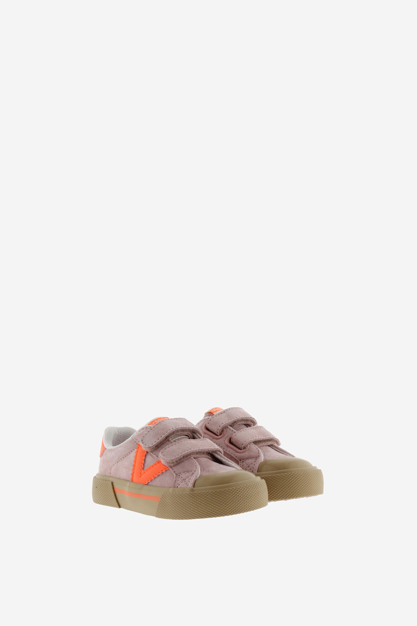 Victoria Kids T&ecirc;nis infantil de croute com pain&eacute;is de cores contrastantes e tiras aderentes