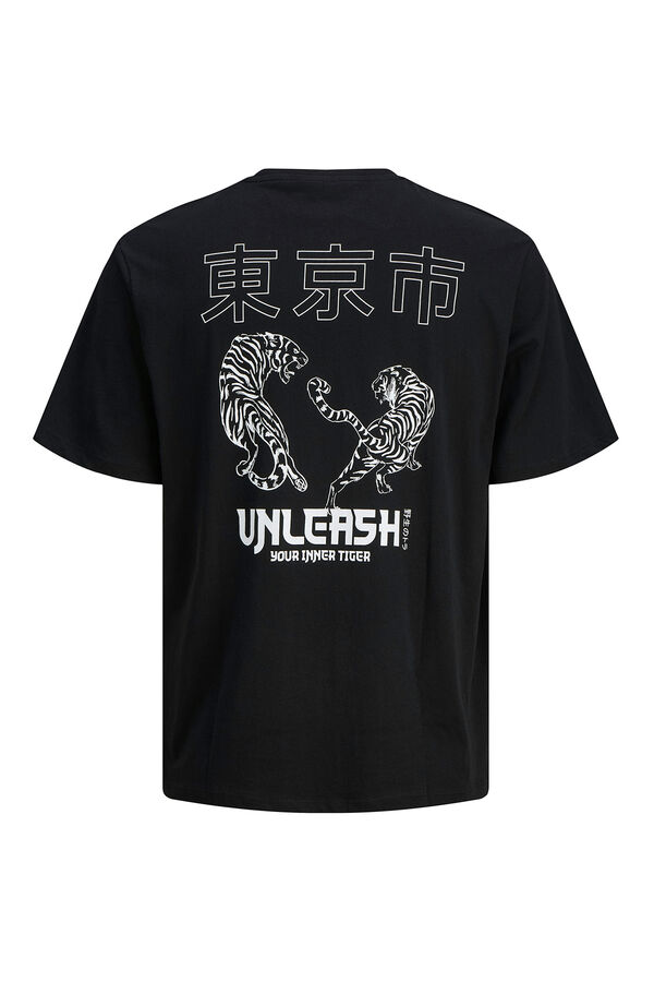 Jack & Jones T-Shirt mit Rückenprint Schwarz