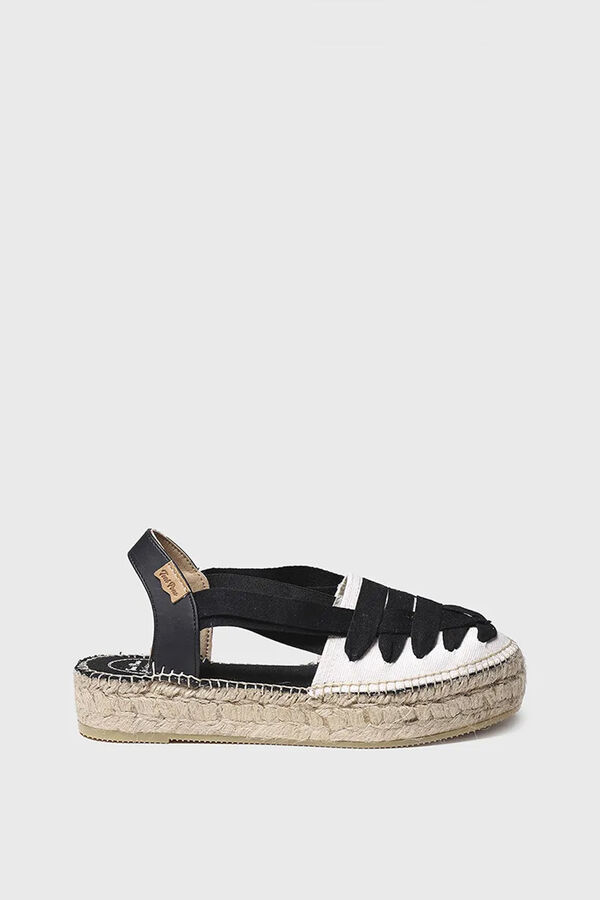 Toni Pons classic espadrille black