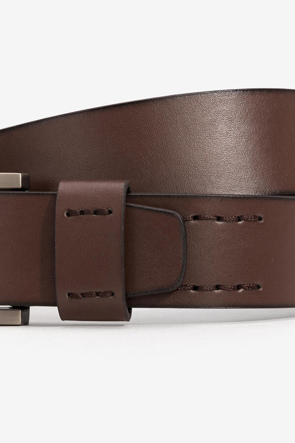 Tiffosi Leather Effect Belt mink