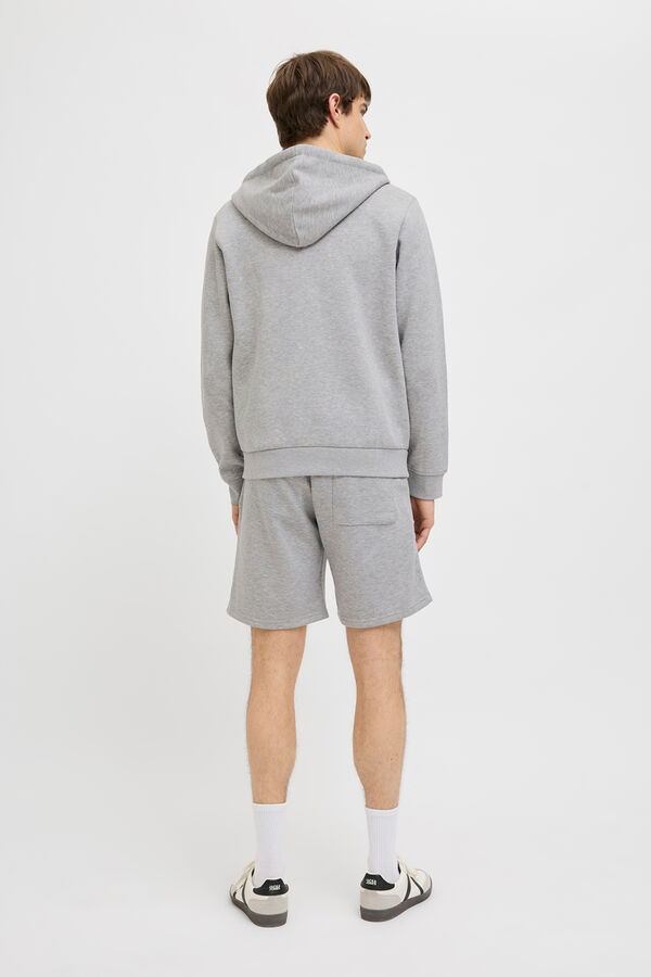 JJ REBEL Mid-rise jogger Bermuda shorts grey