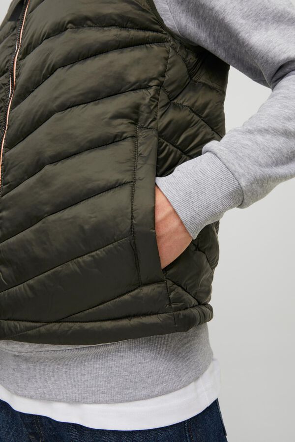 Springfield Quilted gilet green
