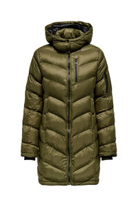 Only Sobretudo acolchoado imperme&aacute;vel