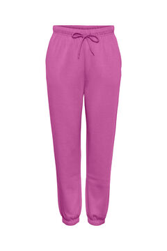 Springfield Plush jogger trousers purple