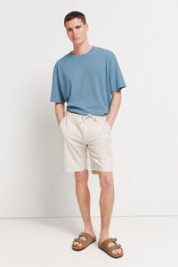Springfield Linen comfort slim fit Bermuda shorts