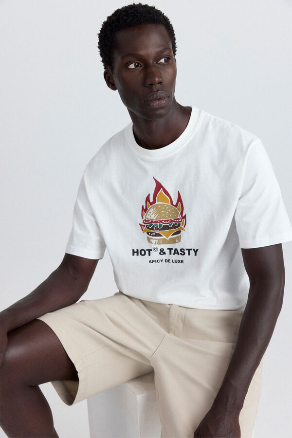 Springfield T-shirt hot & tasty bege