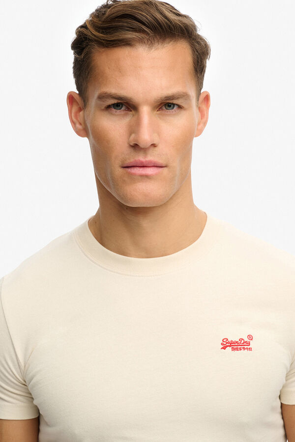 Superdry Basic short sleeve with small logo T-shirt nude