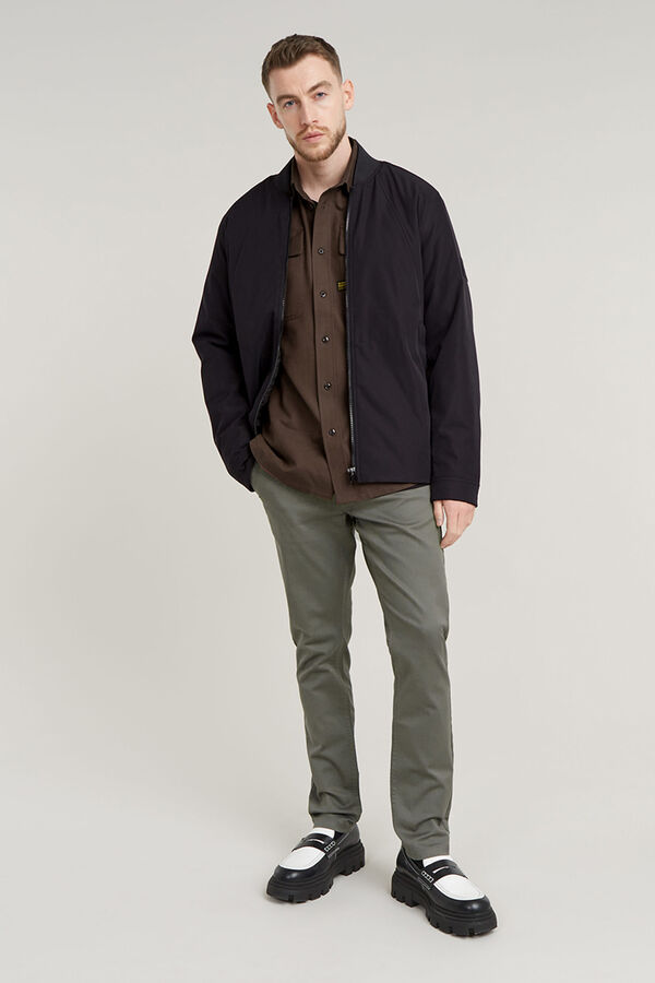 G-STAR Pantal&oacute;n chino, corte pitillo gris