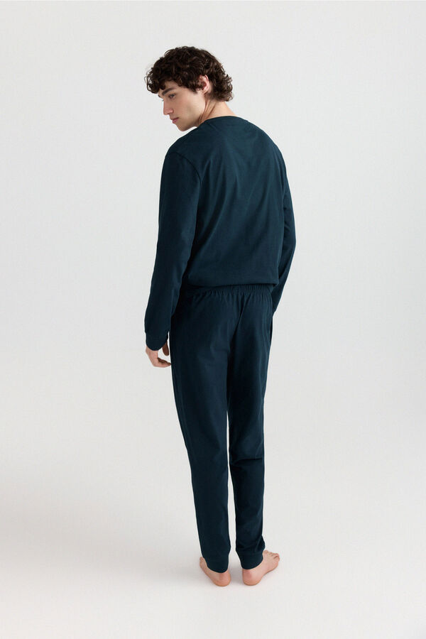 Springfield Basic long pyjamas blue