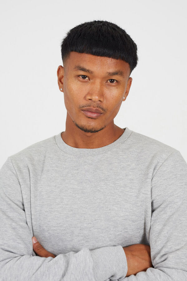 Brave Soul Round neck sweatshirt gris