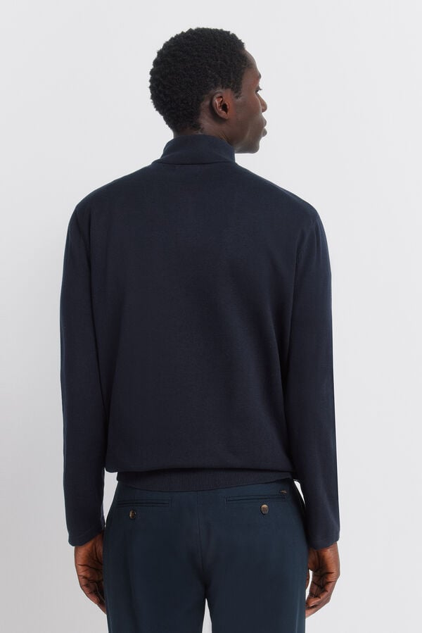 Springfield Basic zip- zip fastening blue