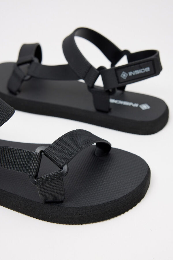 Inside Sporty jelly sandals black