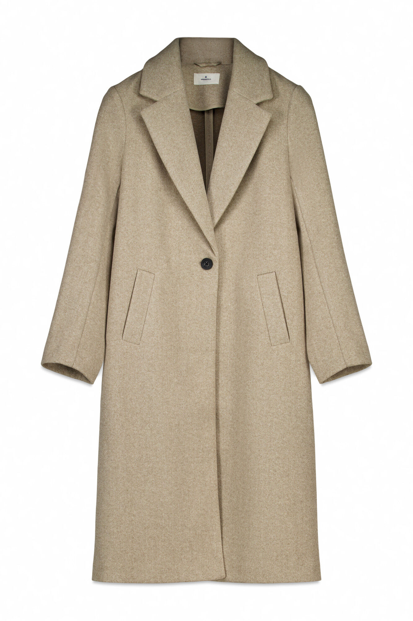 Springfield Long coat diagonal pockets