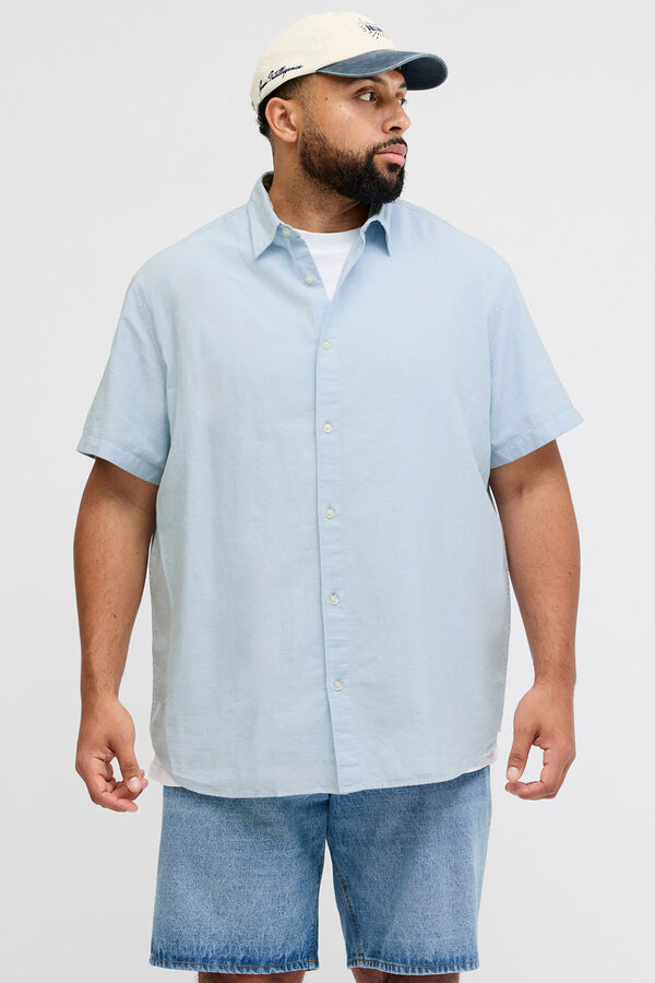 Jack & Jones PLUS Basic short sleeve shirt k&eacute;k