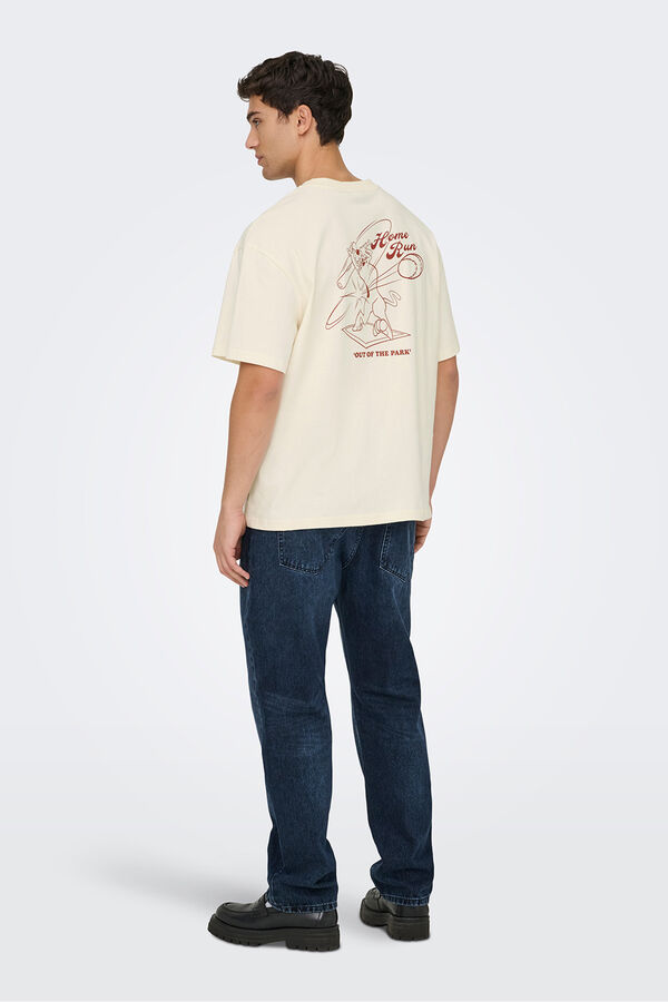 Only & Sons Short-sleeved T-shirt white