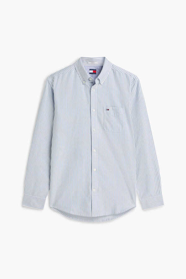 Tommy Jeans Striped regular fit oxford shirt printed
