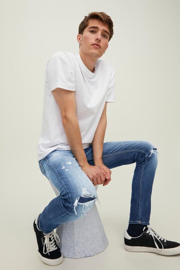 Jack & Jones Jeans Liam skinny fit azul