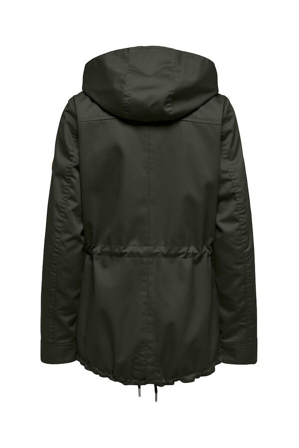 Only Parka with hood green