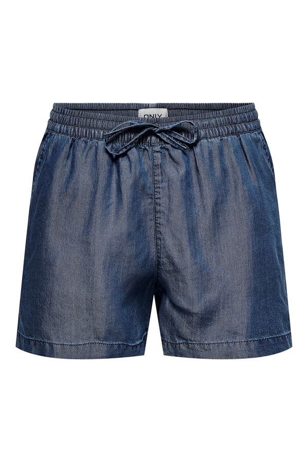 Only Short vaquero fluido azul