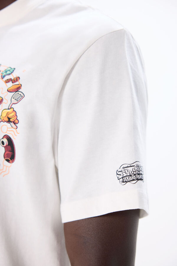 Springfield Camiseta Bob Esponja marfil
