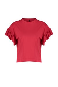 Trendyol Camiseta manga corta con volantes