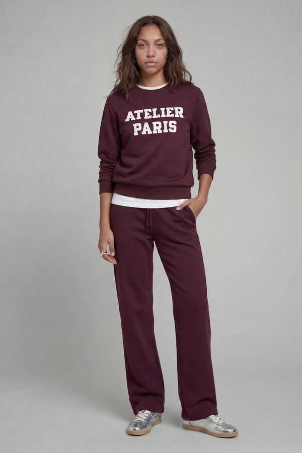 JJ REBEL Round neck sweatshirt pink