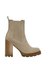 Only Botines de tac&oacute;n tipo chelsea gris